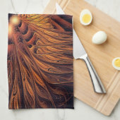 Linge De Cuisine Filaments de flamme (Quart Plié)
