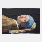 Linge De Cuisine Fille à oreille perle (Horizontal)