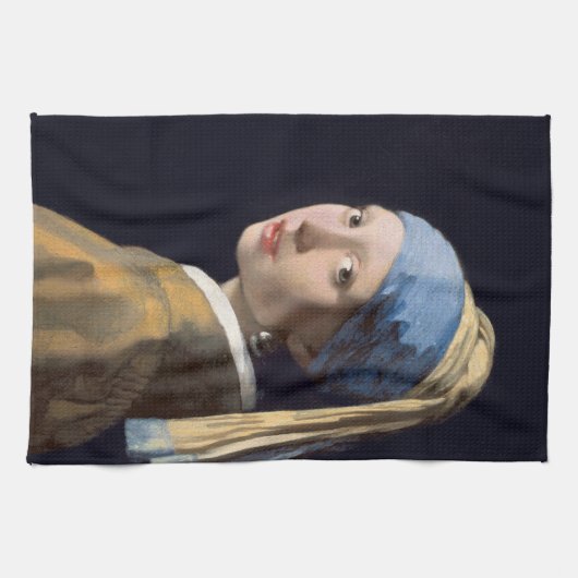 Linge De Cuisine Fille à oreille perle (Horizontal)