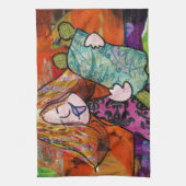 Linge De Cuisine Fille avec Torah (Vertical)