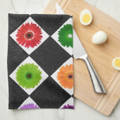 Linge De Cuisine Fille de couleur marguerite (Quart Plié)