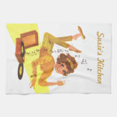 Linge De Cuisine fille de musique des années 60 (Horizontal)