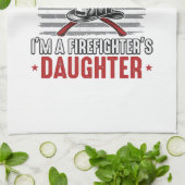 Linge De Cuisine Fille de pompier vintage (Plié)
