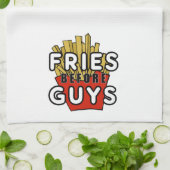 Linge De Cuisine Fille devant les mecs (Plié)