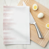 Linge De Cuisine Fille Glamour Rose Parties scintillant or Gradient (Quart Plié)