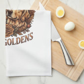 Linge De Cuisine Fille qui aime simplement les roses pour chiens Go (Quart Plié)