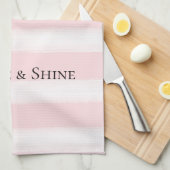 Linge De Cuisine Fille rose rayures or Parties scintillant cils (Quart Plié)