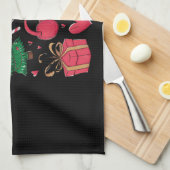 Linge De Cuisine Filles de vacances Costume mignon Drôle Noël (Quart Plié)