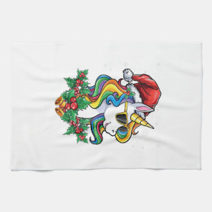 Linge De Cuisine Filles Garçons Licorne de Noël Xmas Santa Mignon E