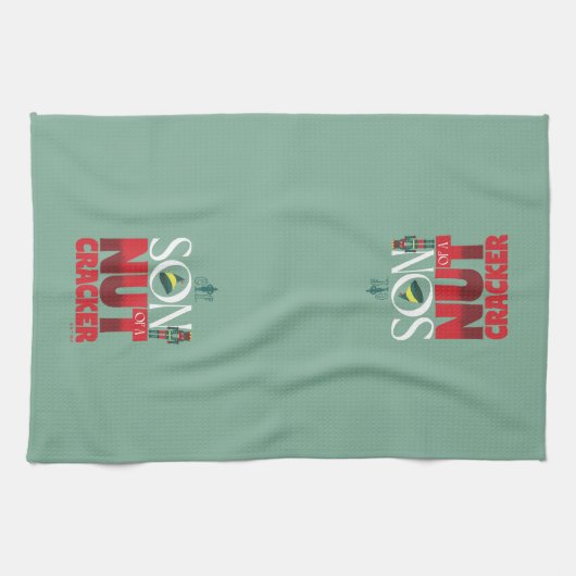 Linge De Cuisine Fils d'un Graphisme Casse-Noix (Horizontal)