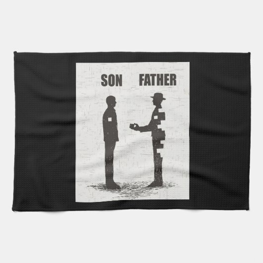 Linge De Cuisine Fils Et Père (Horizontal)