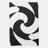 Linge De Cuisine Fils Noir Et Blanc (Vertical)