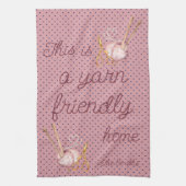 Linge De Cuisine Fils pois rose amical maison (Vertical)