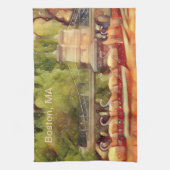 Linge De Cuisine Filtre d'été Boston Swan Boats (Vertical)