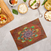 Linge De Cuisine Filtre Floral Rouge de Squire Manipur Mandala