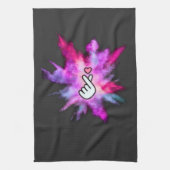 Linge De Cuisine Finger Love Sign (Vertical)