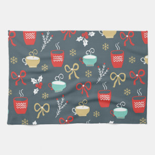 Linge De Cuisine Fir De Noël Branche Et Coupes