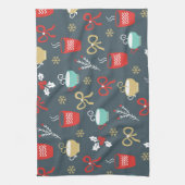 Linge De Cuisine Fir De Noël Branche Et Coupes (Vertical)