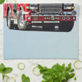 Linge De Cuisine Fire Engine (Plié)