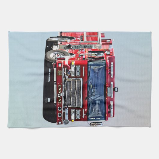 Linge De Cuisine Fire Engine (Horizontal)
