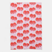 Linge De Cuisine Fire Heart (Vertical)