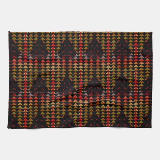 Linge De Cuisine Fire Leaf (Horizontal)