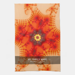 Linge De Cuisine Fire Web - Art fractal