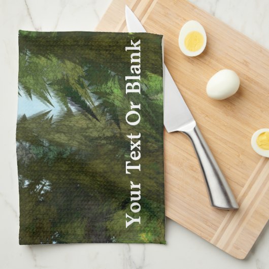 Linge De Cuisine Firs fractaux (Quart Plié)