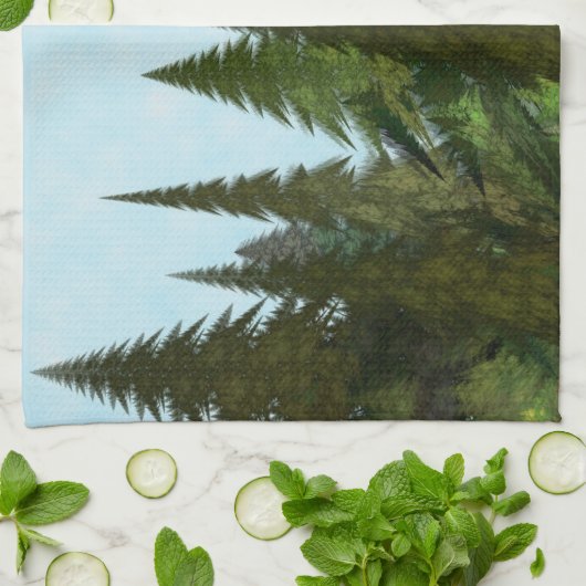 Linge De Cuisine Firs fractaux (Plié)
