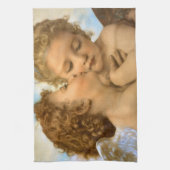 Linge De Cuisine First Kiss (détail d'ange) par Bouguereau (Vertical)
