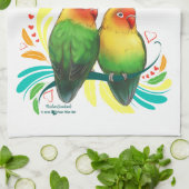 Linge De Cuisine Fischer Lovebirds (Plié)