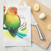 Linge De Cuisine Fischer Lovebirds (Quart Plié)