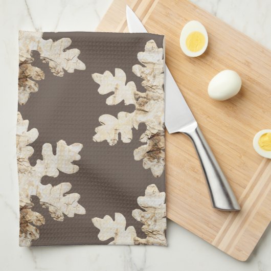 Linge De Cuisine Flacon de neige de Birchwood d'hiver rustique brun (Quart Plié)