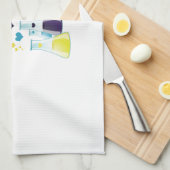 Linge De Cuisine Flacon, Erlenmeyer, Bécher, Chimie, Laboratoire (Quart Plié)