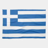 Linge De Cuisine Flag de Greece (Horizontal)