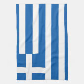 Linge De Cuisine Flag de Greece (Vertical)