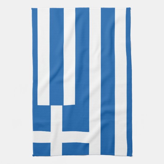 Linge De Cuisine Flag de Greece (Vertical)