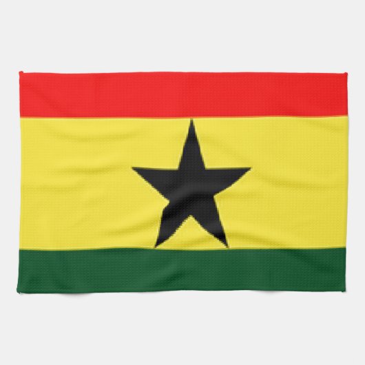 Linge De Cuisine Flag du Ghana (Horizontal)