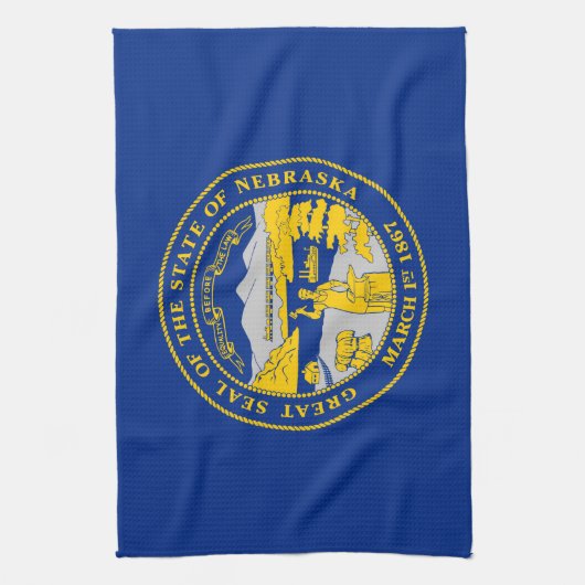 Linge De Cuisine Flag du Nebraska (Vertical)