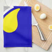 Linge De Cuisine Flag of Brussels, Belgium Towel (Quart Plié)