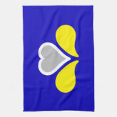 Linge De Cuisine Flag of Brussels, Belgium Towel (Vertical)