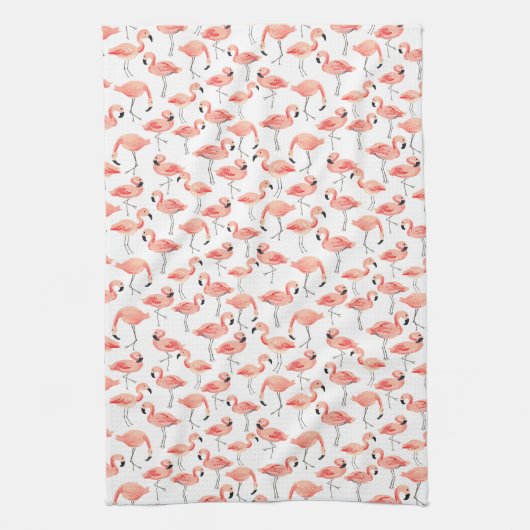 Linge De Cuisine Flamant rose (Vertical)