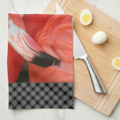 Linge De Cuisine Flamant rose 001 (Quart Plié)