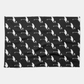 Linge De Cuisine Flamant rose blanc Flamants roses tropicaux Arrièr (Horizontal)