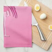 Linge De Cuisine Flamant rose joli (Quart Plié)