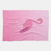 Linge De Cuisine Flamant rose joli (Horizontal)