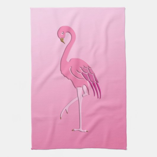 Linge De Cuisine Flamant rose joli (Vertical)