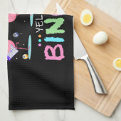 Linge De Cuisine Flamant rose rose Bingo Funny Cadeau Art (Quart Plié)