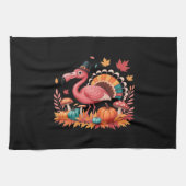 Linge De Cuisine Flamant rose Turquie mignonne Flamant rose Turquie (Horizontal)
