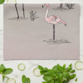 Linge De Cuisine Flamants roses (Plié)